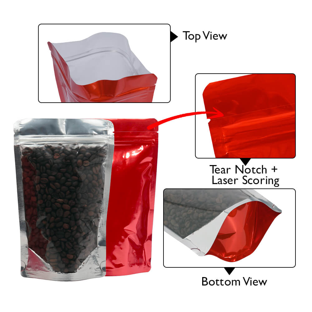 foil clear standup pouch