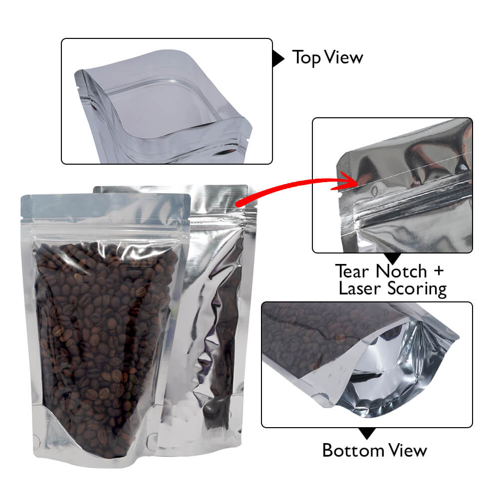 clear standup pouch