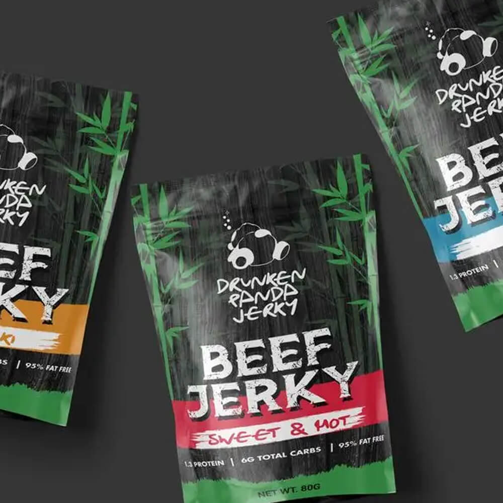 Custom jerky packaging