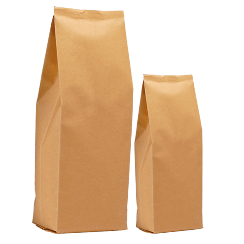 Kraft Paper Side Gusset Bags