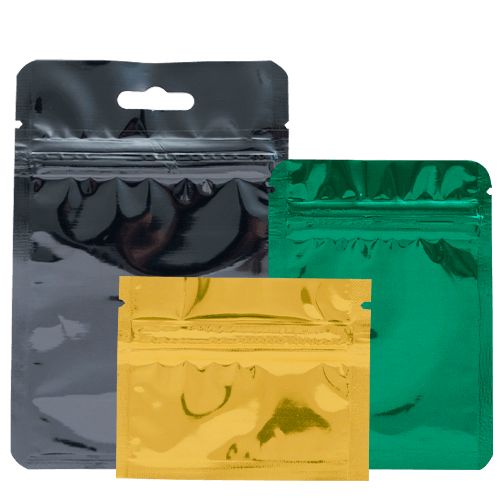three side seal pouches