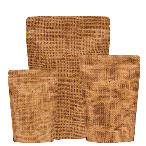 Jute Look High Barrier Bags with Valve